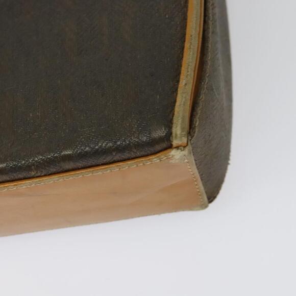 GUCCI Shoulder Bag Canvas Leather Brown Gold - Picture 13 of 16